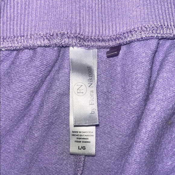 Purple Drawstring Shorts - Picture 2 of 3